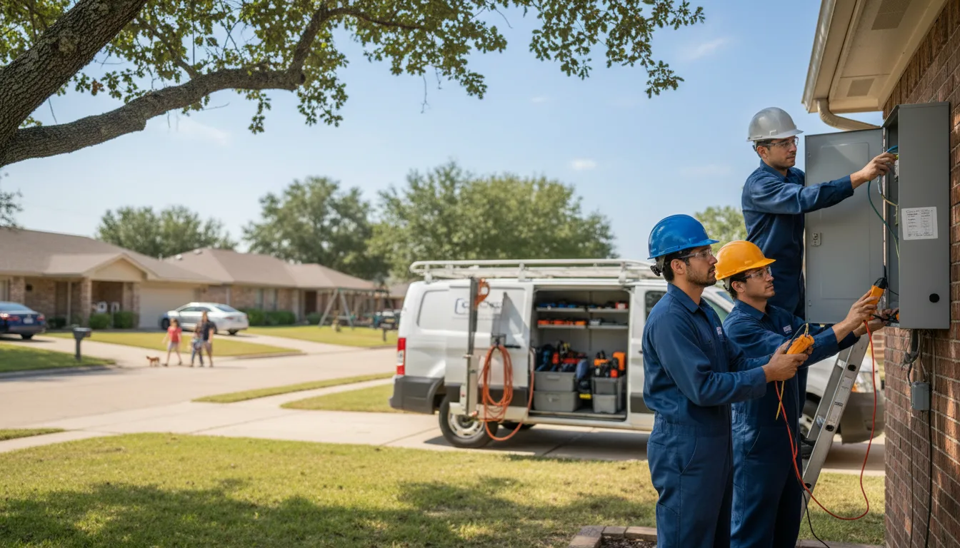 Certified electrician providing emergency electrical services in Blanco, TX